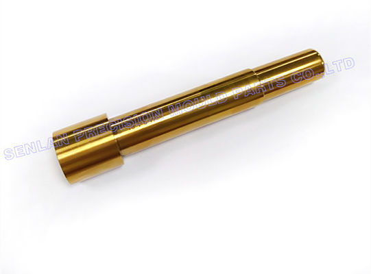 TiN kaplı aşamalı çekirdek iğneleri. H13 Ölçü dökme ve enjeksiyon kalıpları için hassas bileşenler