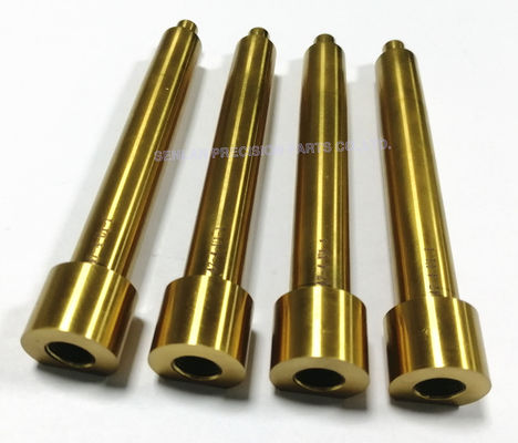 Özel TiN kaplı döküm parçaları. İzlenebilirlik için oyulmuş kalıp bileşenleri.