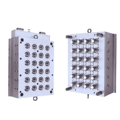 Plastik kapama üretimi için sıcak koşucu çok boşluklu şişe kapağı kalıbı