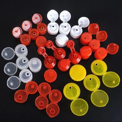 Plastik şişe kapanları için çok boşluklu Flip Top Kap Injeksiyon Kalıpları