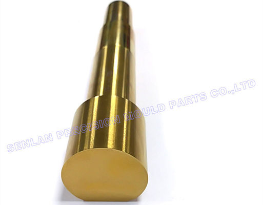 TiN kaplı aşamalı çekirdek iğneleri. H13 Ölçü dökme ve enjeksiyon kalıpları için hassas bileşenler