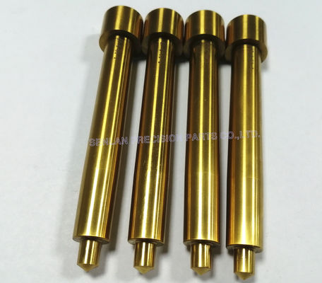 Özel TiN kaplı döküm parçaları. İzlenebilirlik için oyulmuş kalıp bileşenleri.