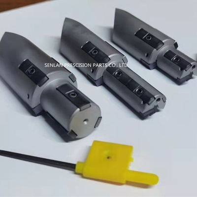Derin delikli silah matkapları Carbide Inserts Indexable Gun Drill Bit Derin delikli matkap kesicisi