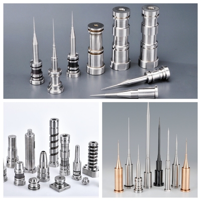 Kesinlik Kalıp Parçaları-Merkezi Pin Kesinliği 0.003 mm Tıbbi Endüstri İçin