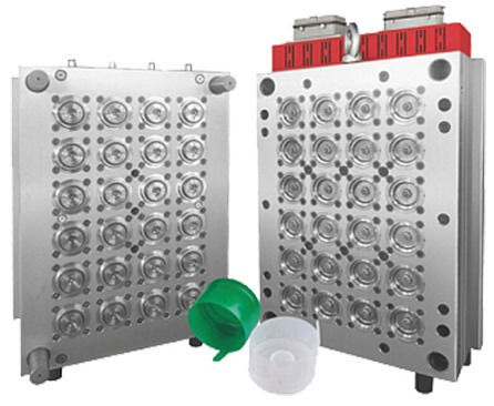 Plastik şişe kapanları için çok boşluklu Flip Top Kap Injeksiyon Kalıpları