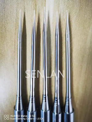 Pipet Uçları İçin Hassas Çekirdek Pimi Kalıpları İyi yüzey kalitesi ve eş merkezli enjeksiyon kalıplama pimleri