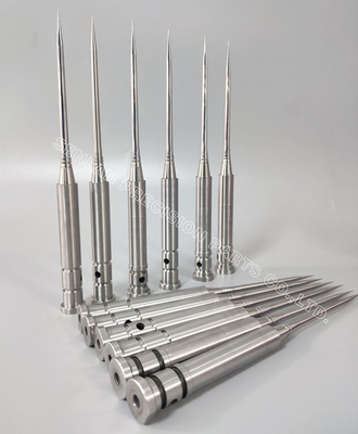 + / - 0.005mm ile Tıbbi Transfer Pipetleri için SS440C Kalıp Çekirdek Pimi Ekleme Pimleri