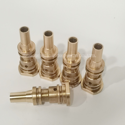 Pirinç Özelleştirilmiş Hassas Kalıp Parçaları Cnc Torna Parçaları İşleme Bileşenleri